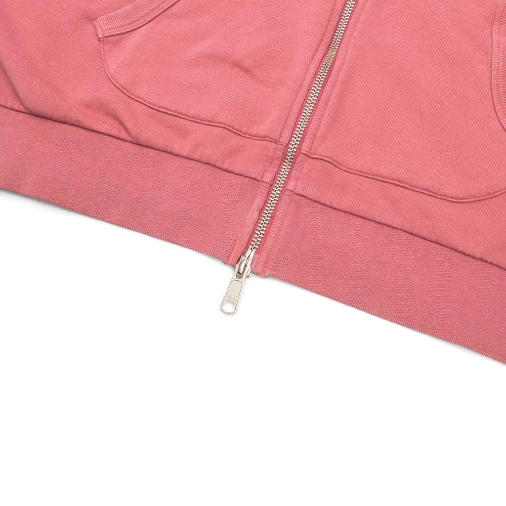 Brain Dead Padded Elbow Zip-Up Hoodie (Brick)