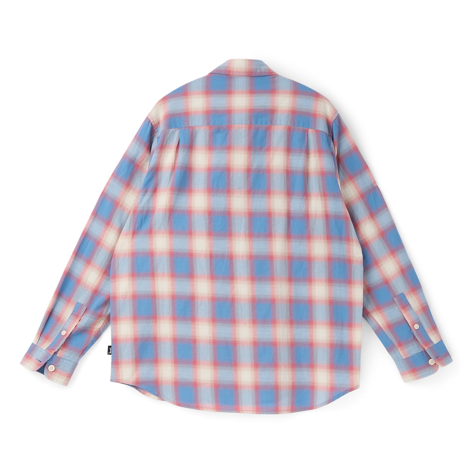 Stussy Beach Ombre Plaid Shirt (Blue)