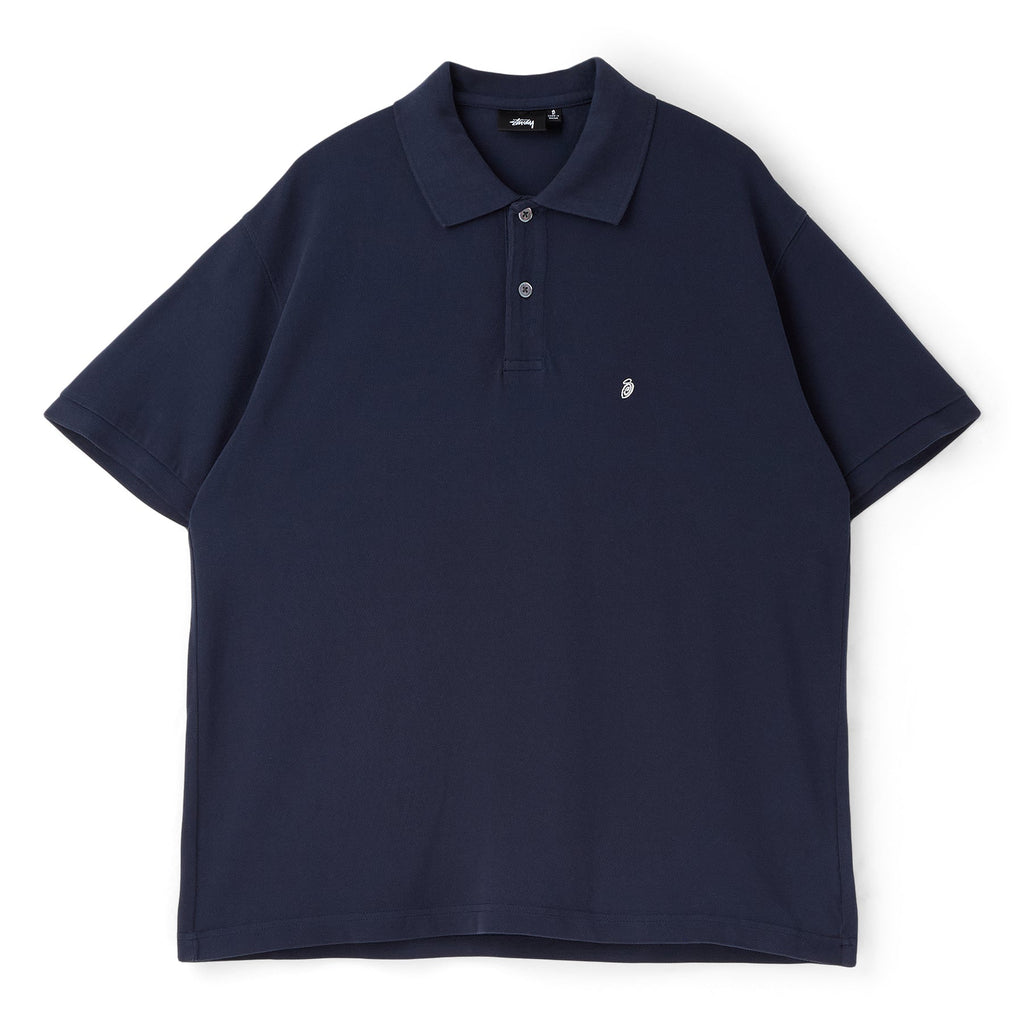 Stussy Classic Pique Polo (Navy)