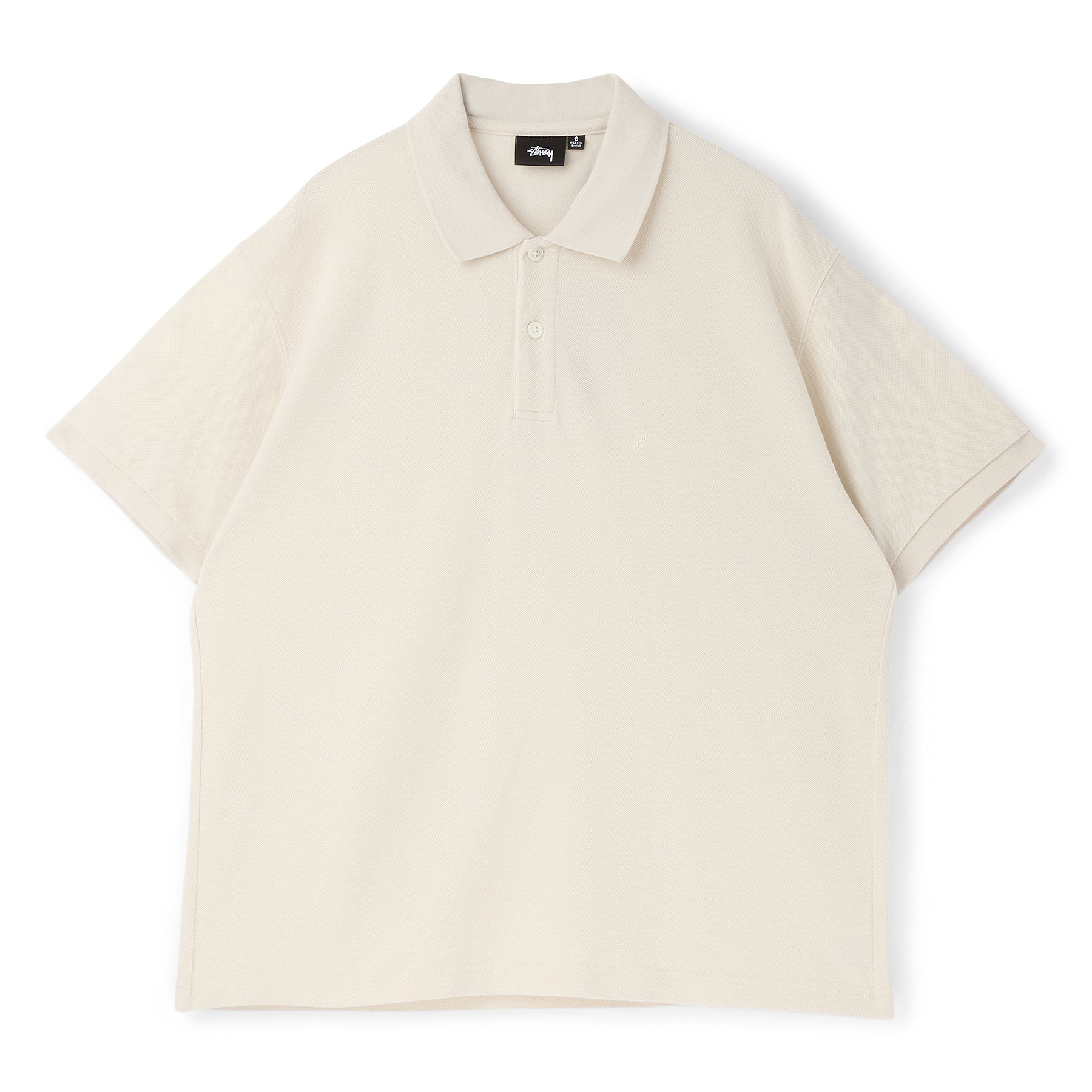 Stussy Classic Pique Polo (Off White)