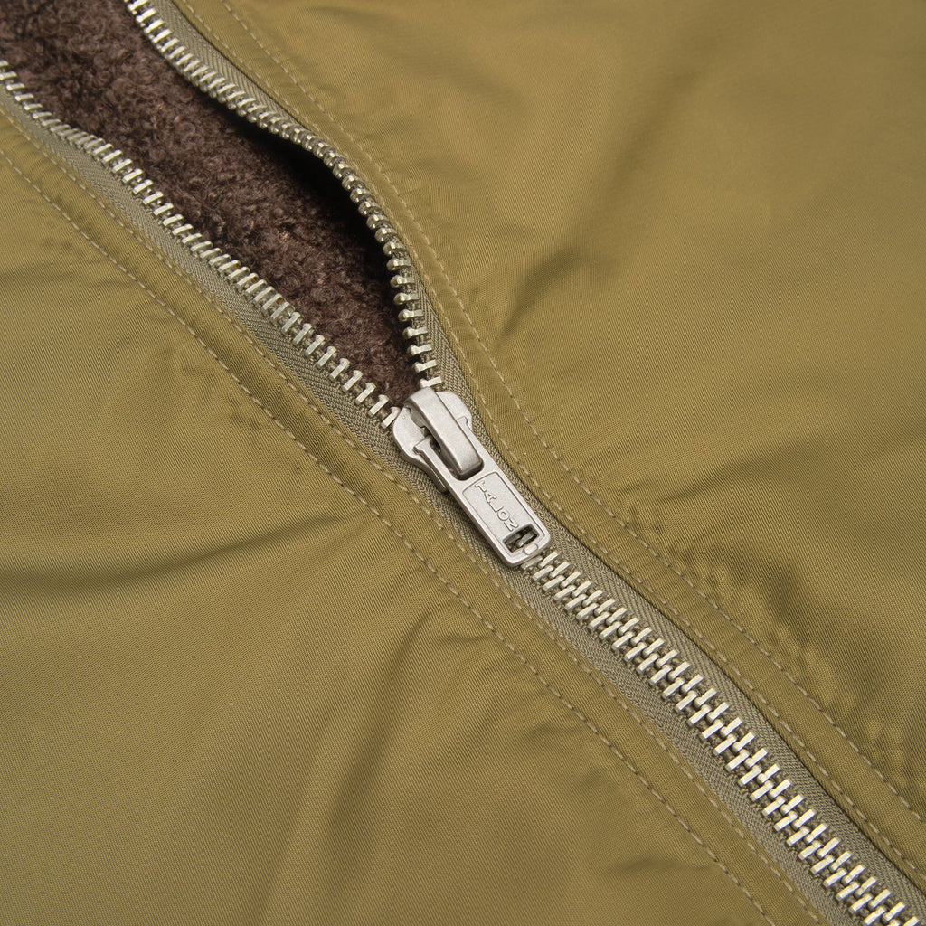Stussy Pile Lined Zip Jacket (Olive)