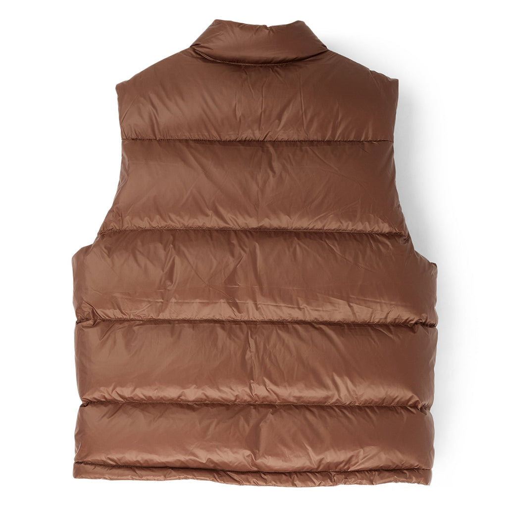 Stussy Micro Ripstop Down Vest (Brown)