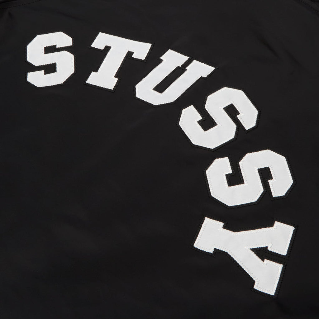 Stussy Hooded Coaches Jacket (Black)