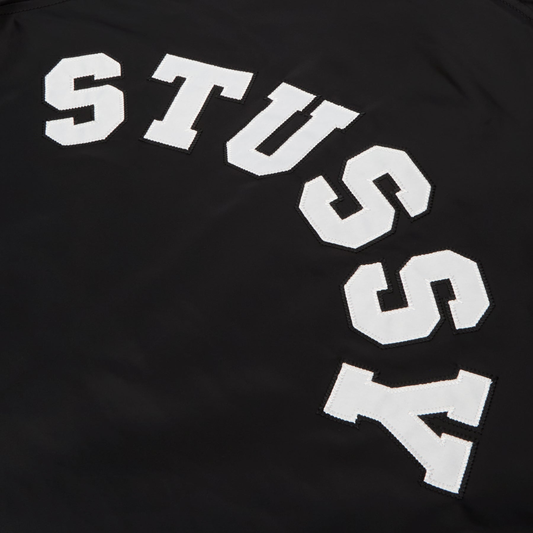 Stussy Hooded Coaches Jacket (Black)