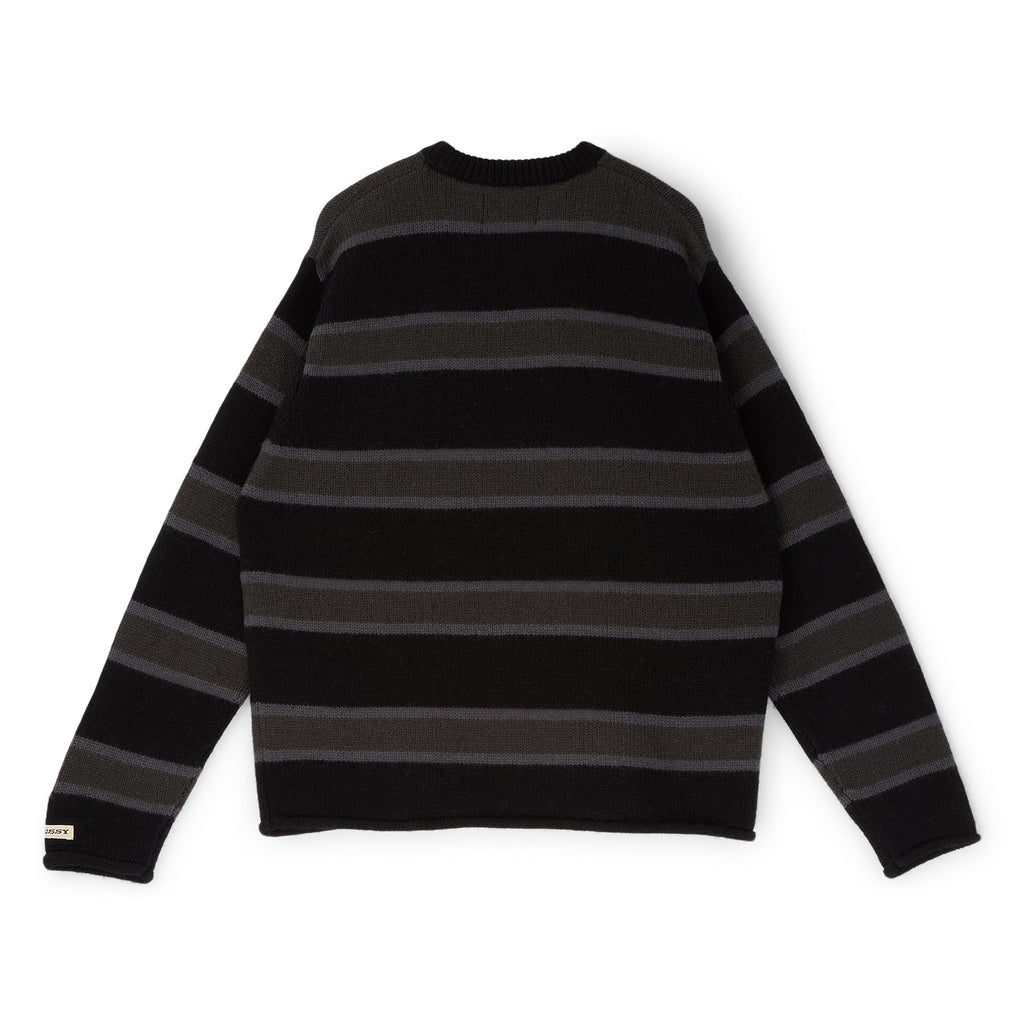 Stussy Striped Wool Sweater (Black)