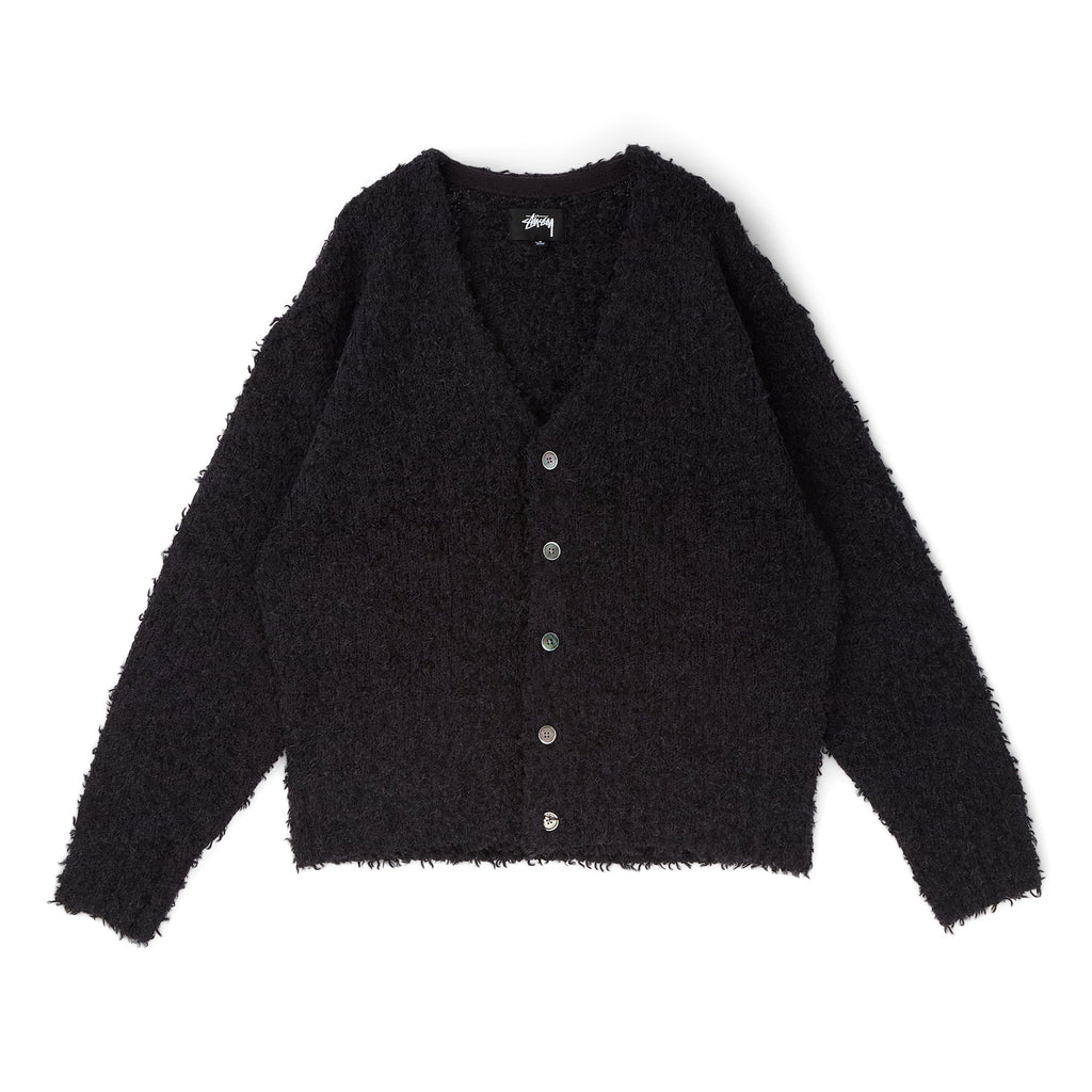 Stussy Textured Cardigan (Black)