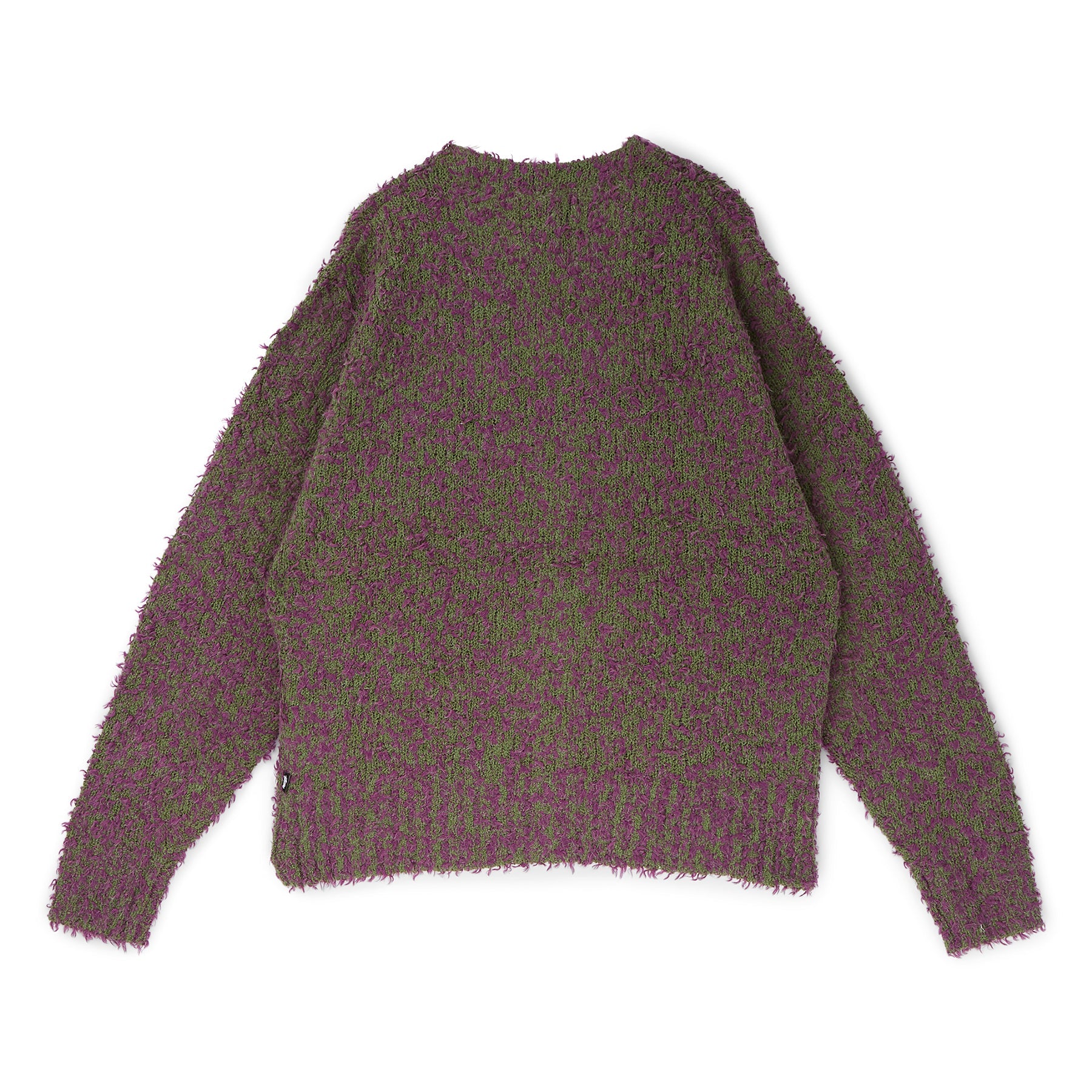 Stussy Textured Cardigan (Purple/Green)