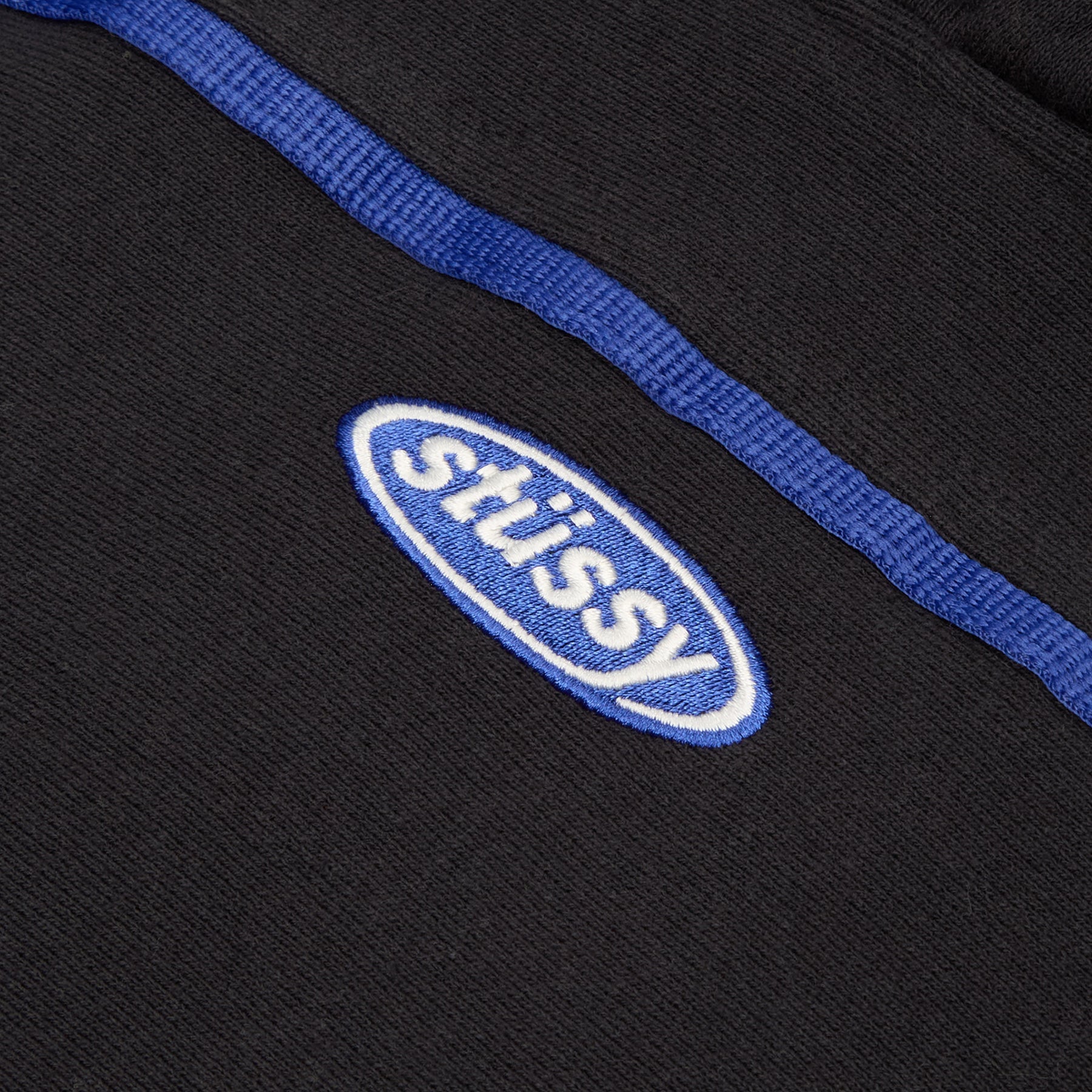 Stussy Oval Pullover Hood (Black)