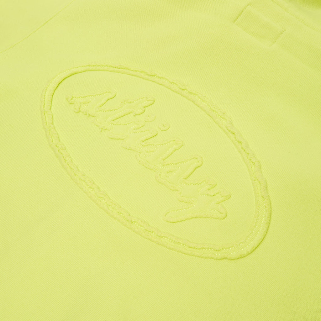Stussy Cursive Applique Zip Hood (Lime)
