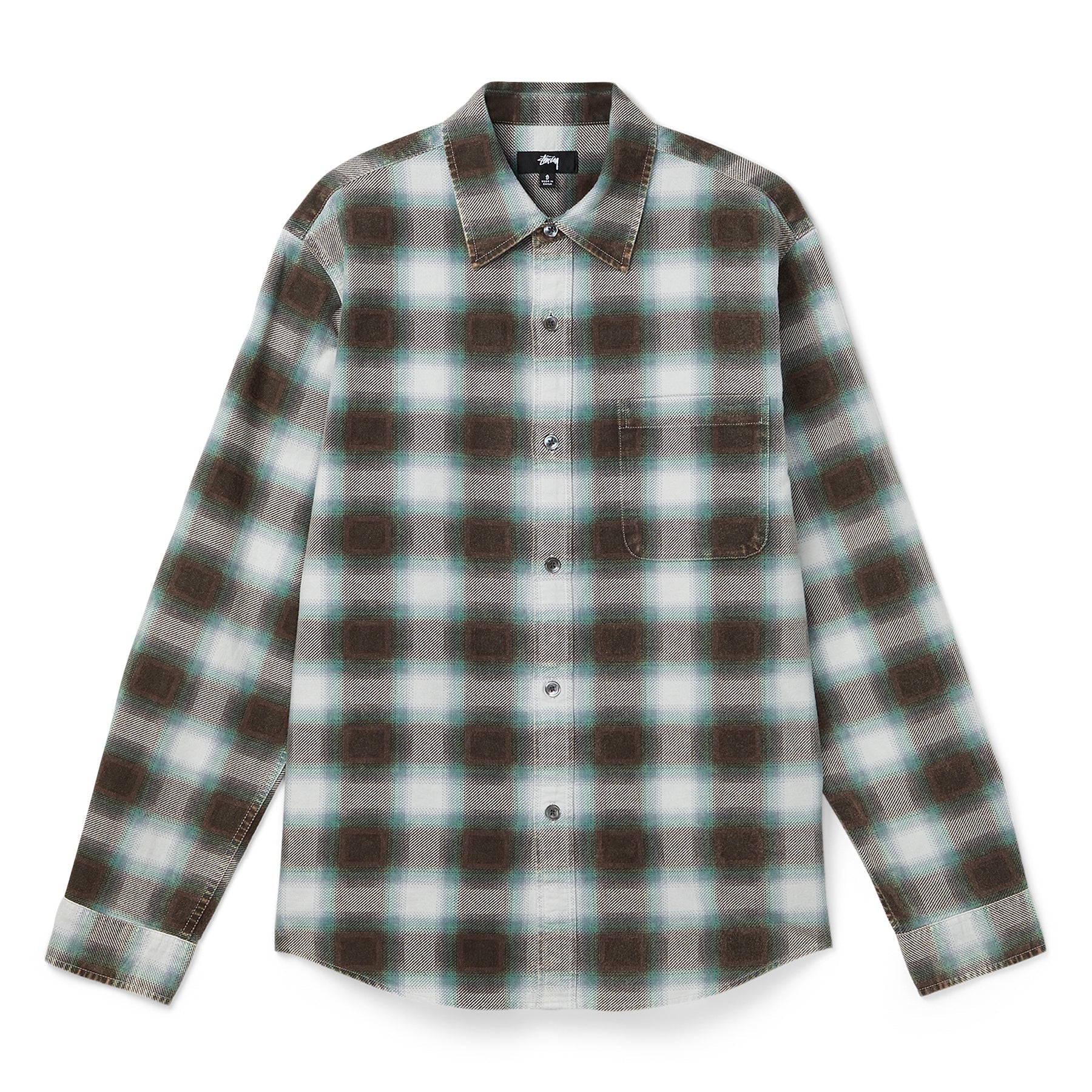 Stussy June Plaid Shirt (Bone)