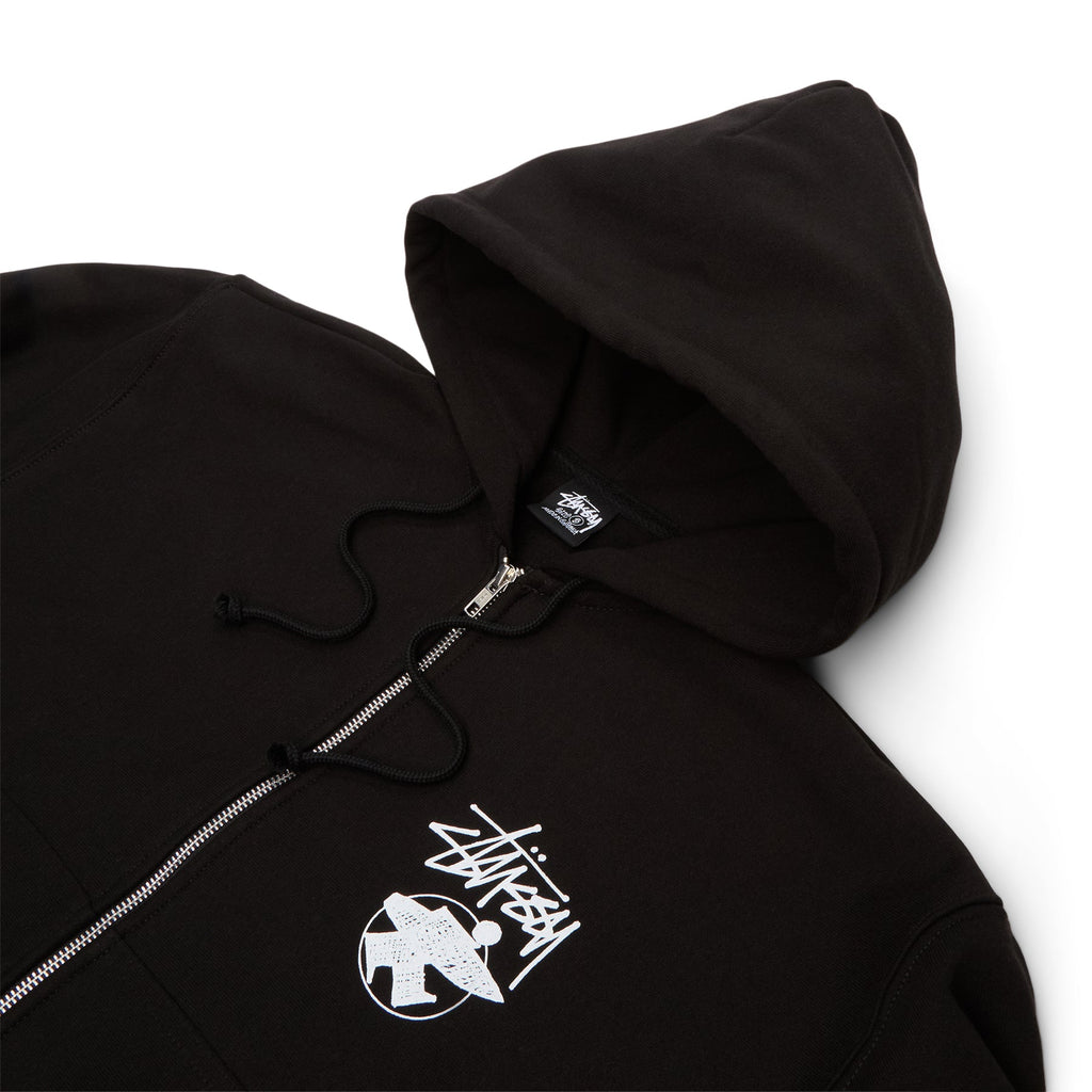 Stussy Long Haul Zip Hood (Black)