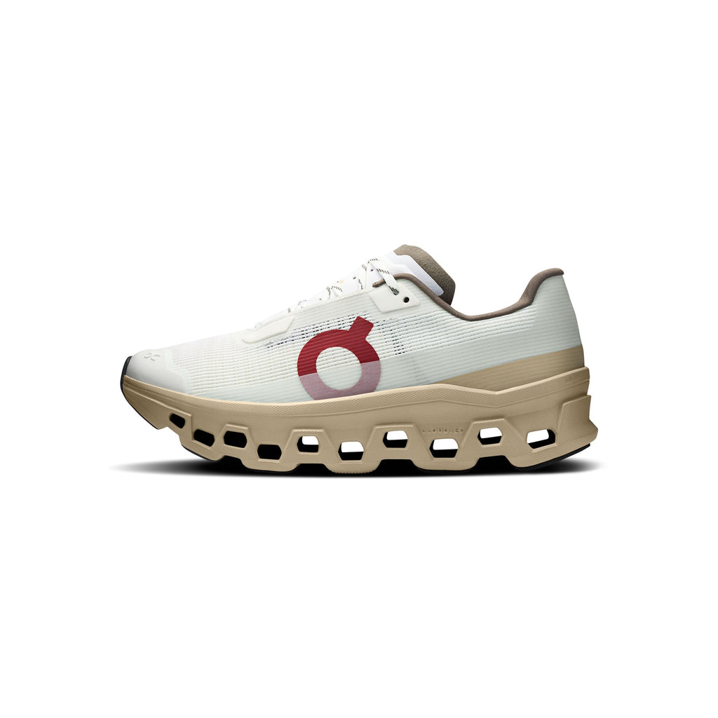 ON Womens Cloudmonster Void 1 (Ivory/Sand)