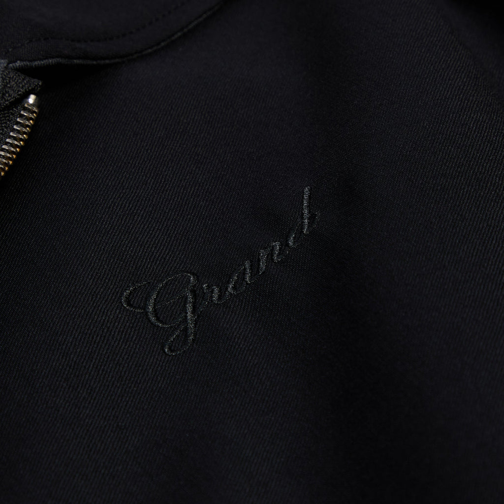 Grand Collection Reversible Wool Overshirt (Charcoal/Black)