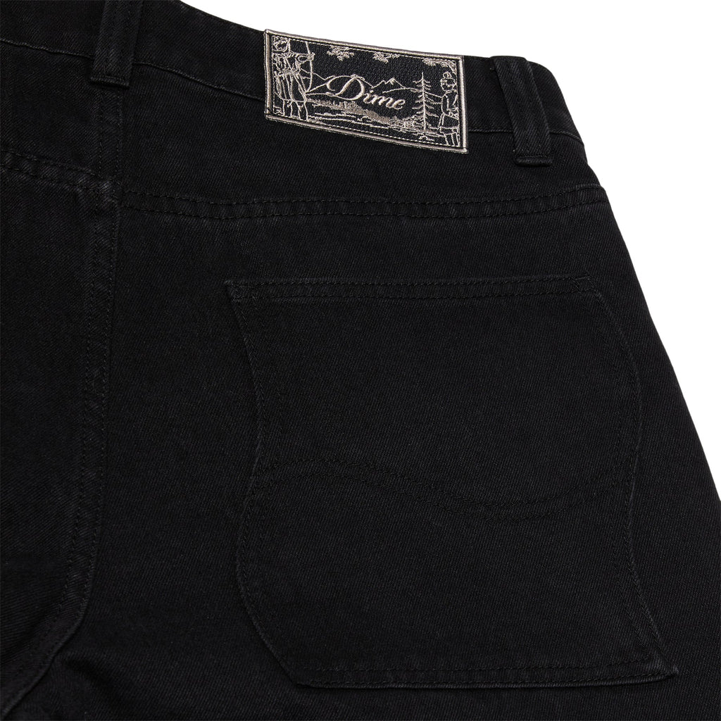 Dime Baggy Denim Pants (Black)