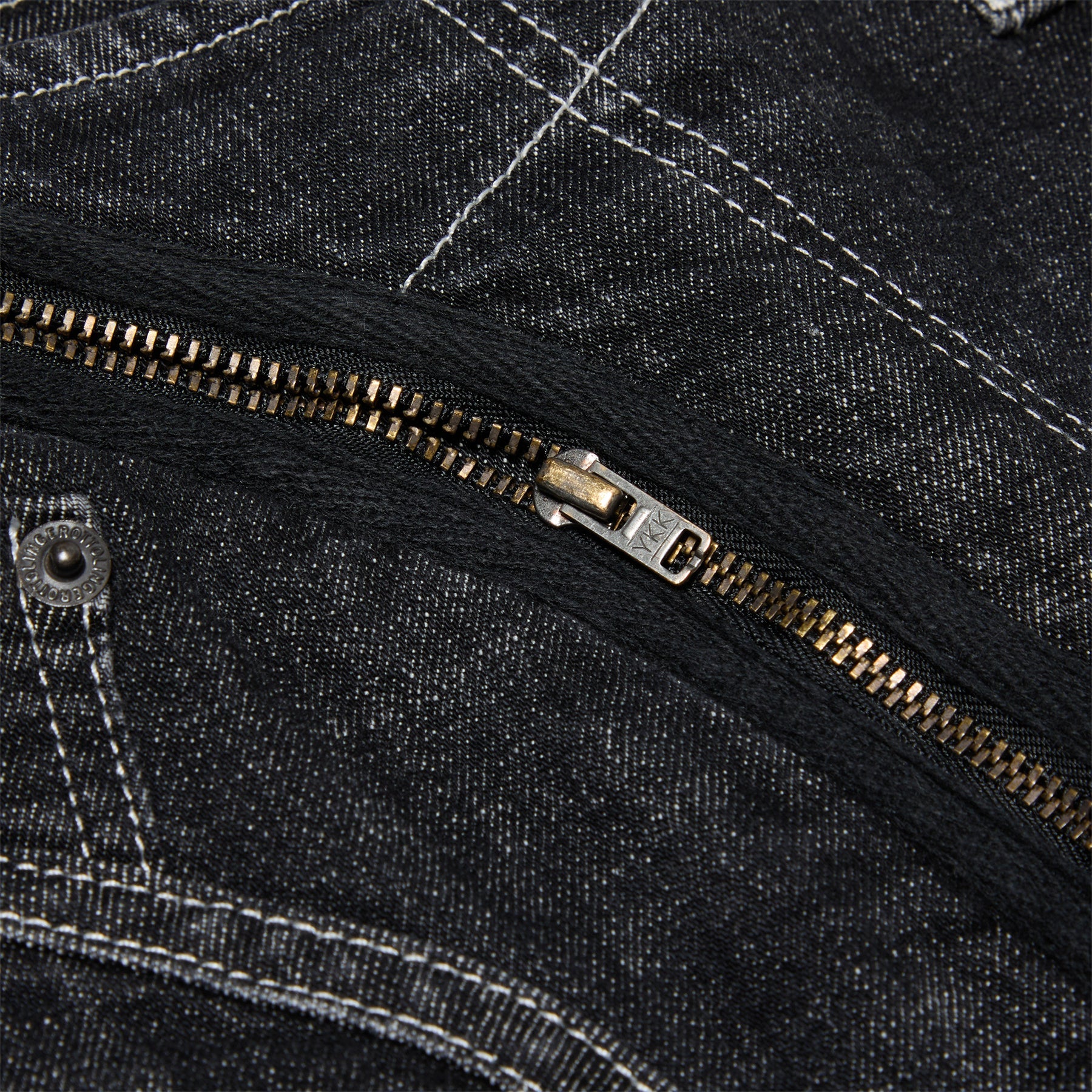 Ottolinger Open Back Jeans Hotpants (Black wash)
