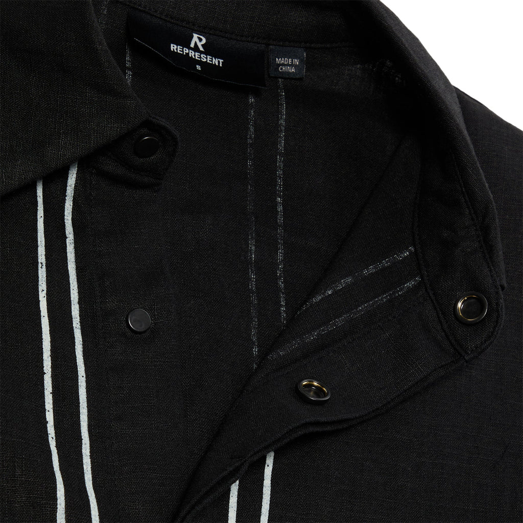 REPRESENT Border Shirt (Jet black)