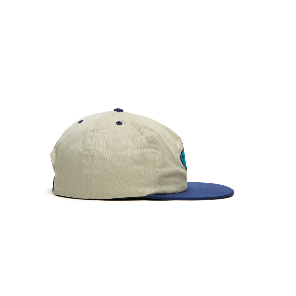 by Parra Legs Logo 5 Panel Hat (Off White)