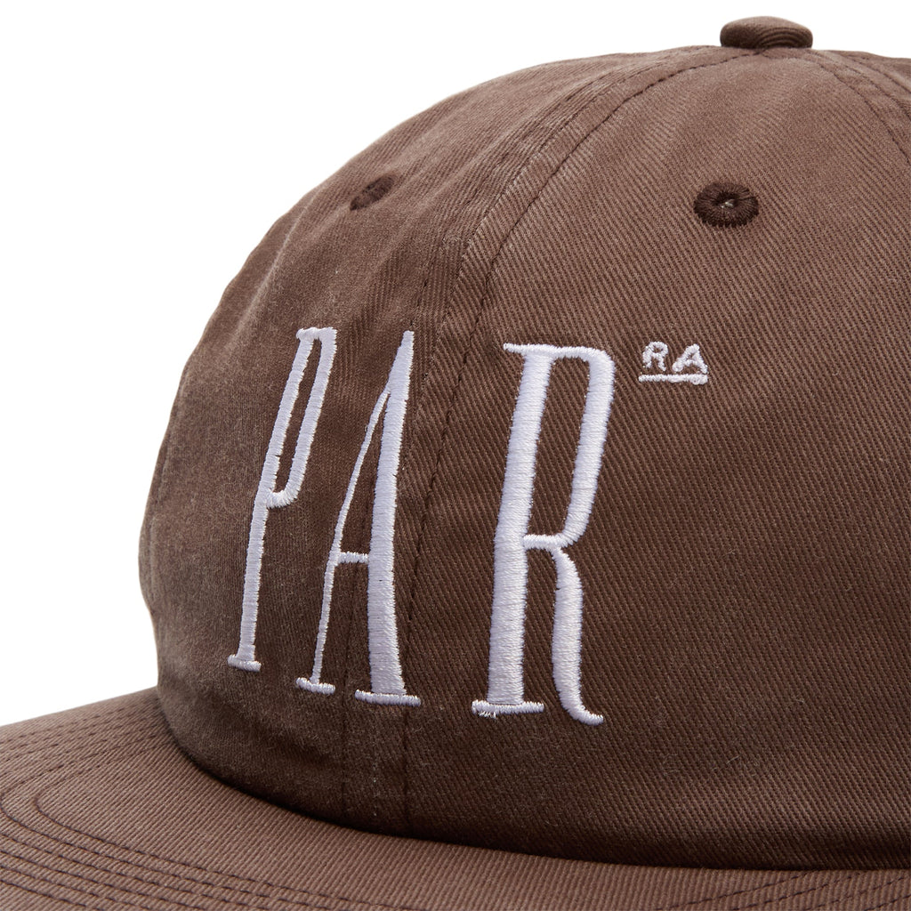 by Parra Store Logo 6 Panel Hat (Brown)