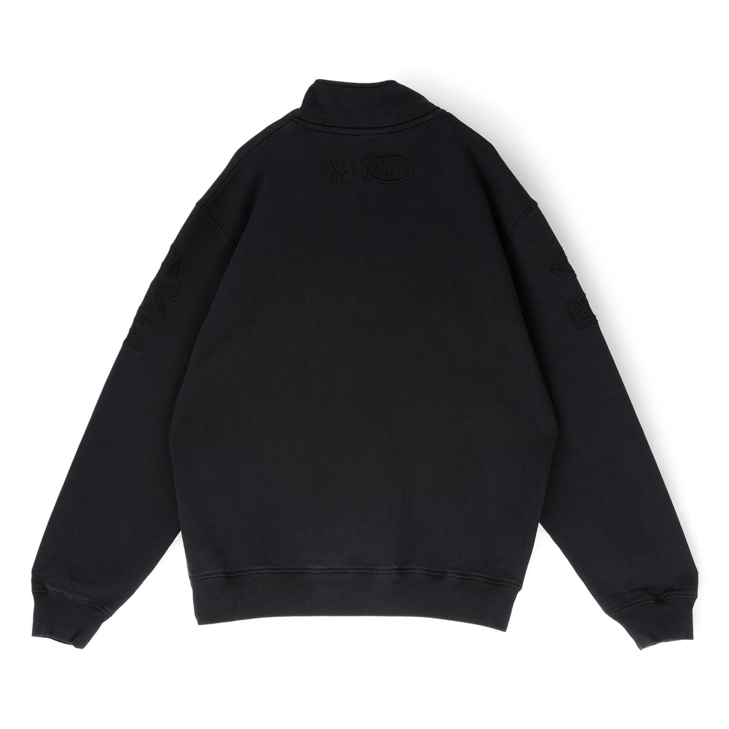 by Parra Media Training Quarter Zip Pullover (Black)