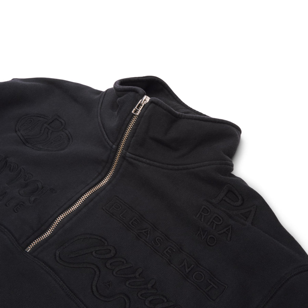 by Parra Media Training Quarter Zip Pullover (Black)