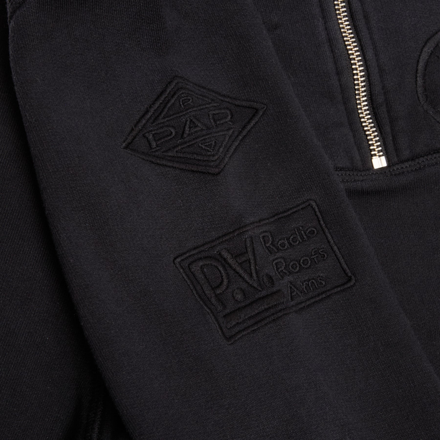 by Parra Media Training Quarter Zip Pullover (Black)