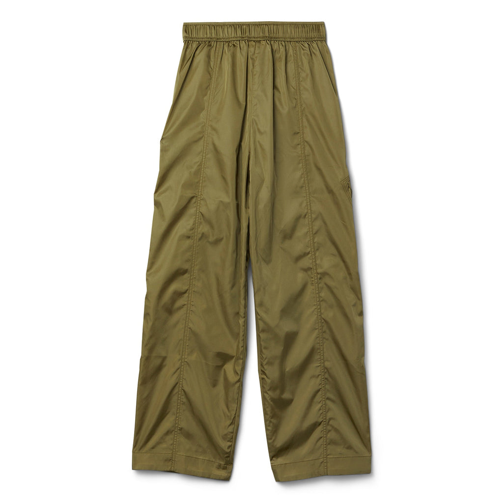 GANNI Duchesse Nylon Oversized Elasticated Pants (Boa)