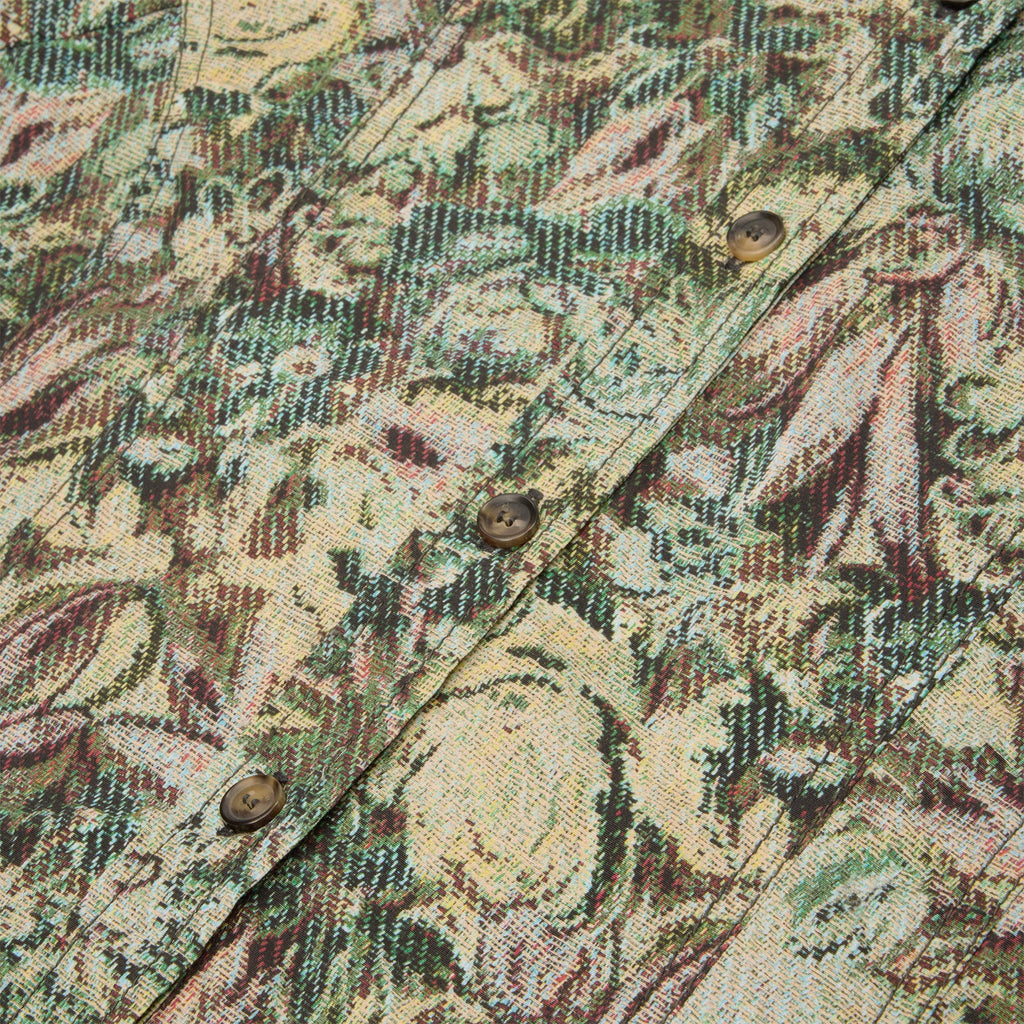 GANNI Tapestry Floral Shirt Dress (Jadeite)