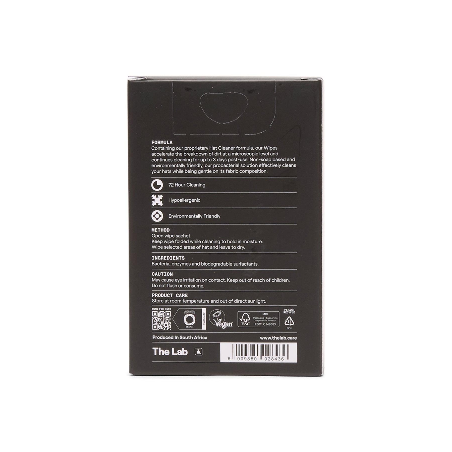 The Lab Hat Care Wipes (12 pack) (Multi)