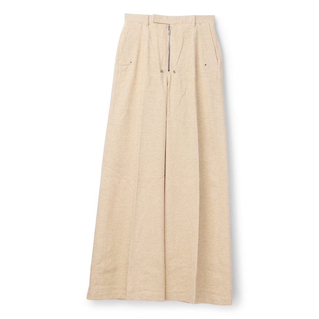Rick Owens Tailored Wide Belas Pant (Natural)