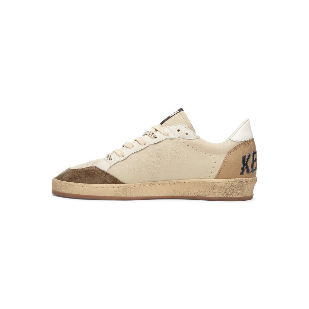 Golden Goose Ballstar Nappa Upper Suede Toe Nabuk (Cream/White/Light Grey/Marble/Blue)
