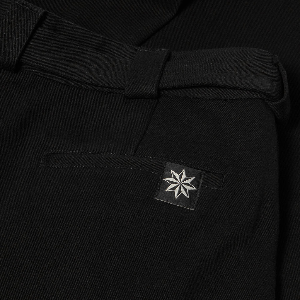Beach Brains Pleated Work Pant (Black)