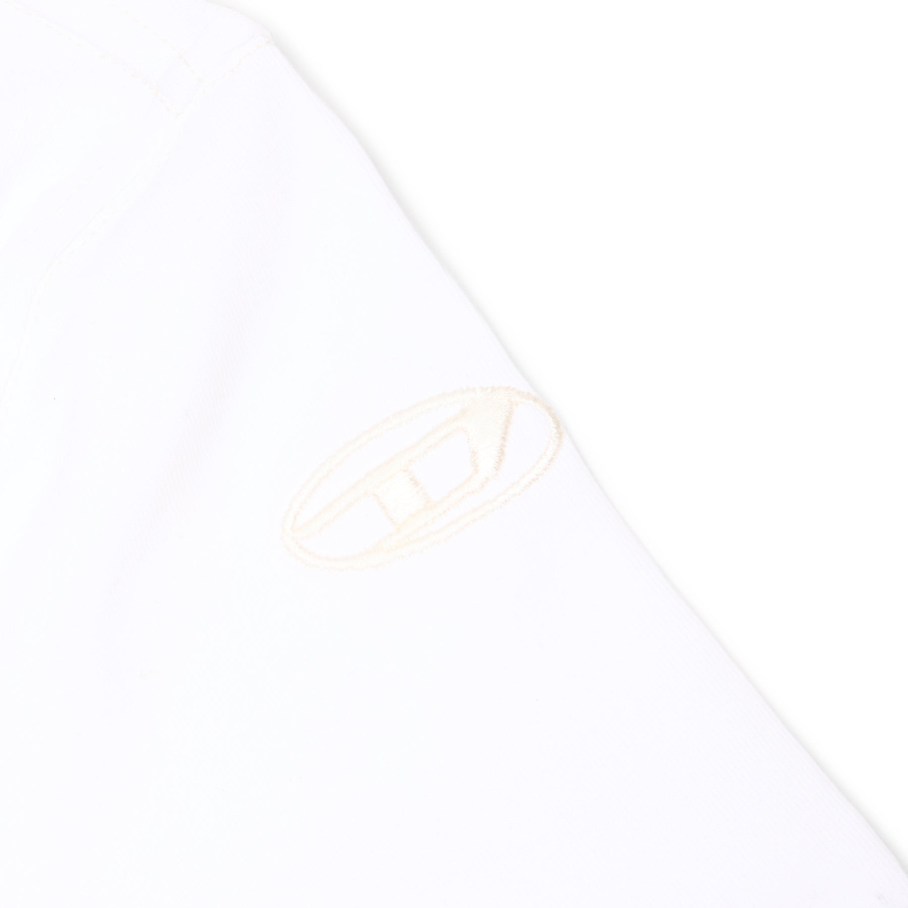 Diesel T-shirts T-UNCUTIES-LONG-R13 (White)