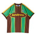 Andrew Campeones Futbol Jersey (Green/Brown)