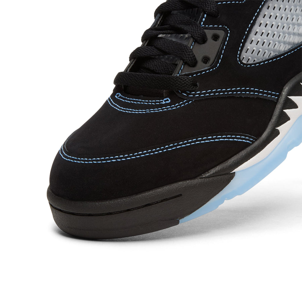 Air Jordan 5 Retro "Black Carolina" (Black/University Blue-White)
