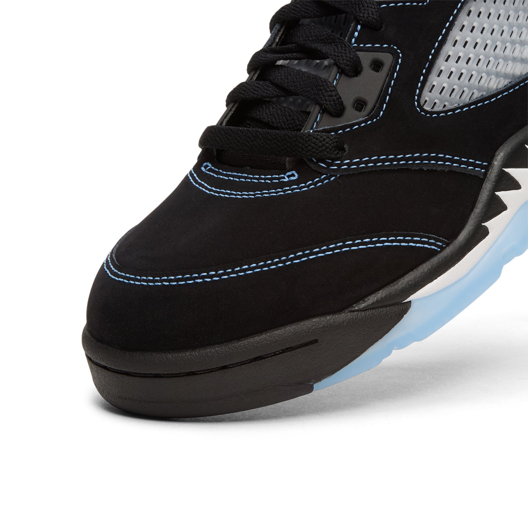 Air Jordan 5 Retro "Black Carolina" (Black/University Blue-White)