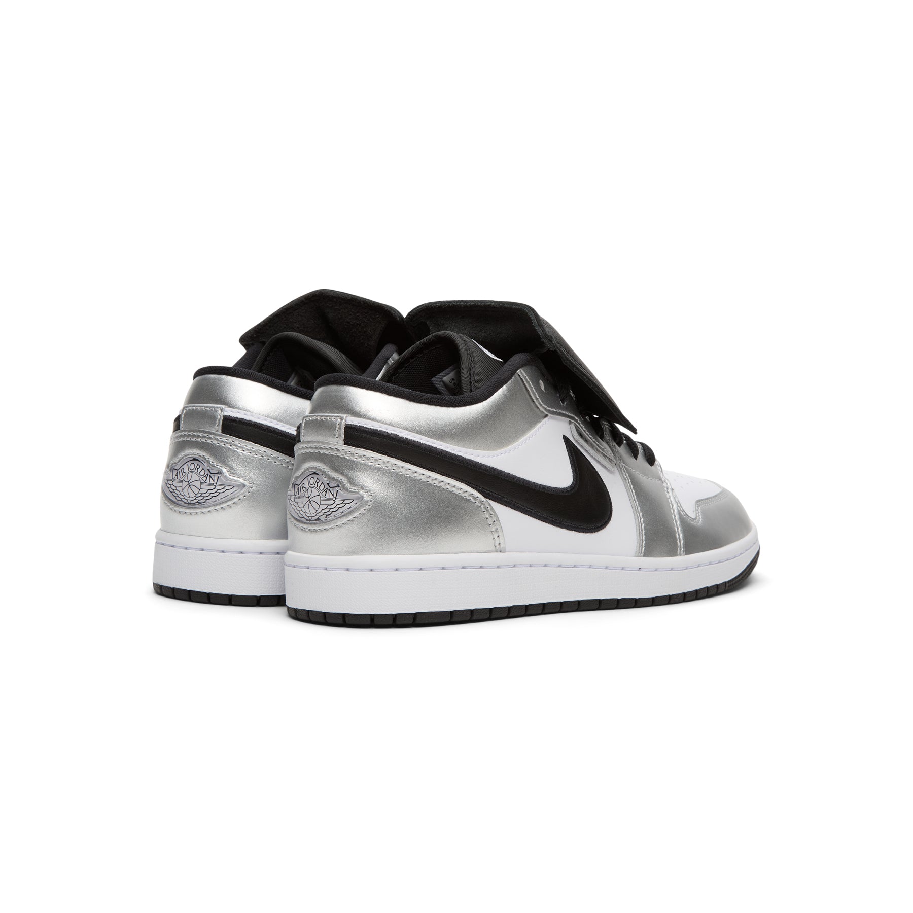 Air Jordan 1 Low SE (White/Black-White-Metallic Silver)