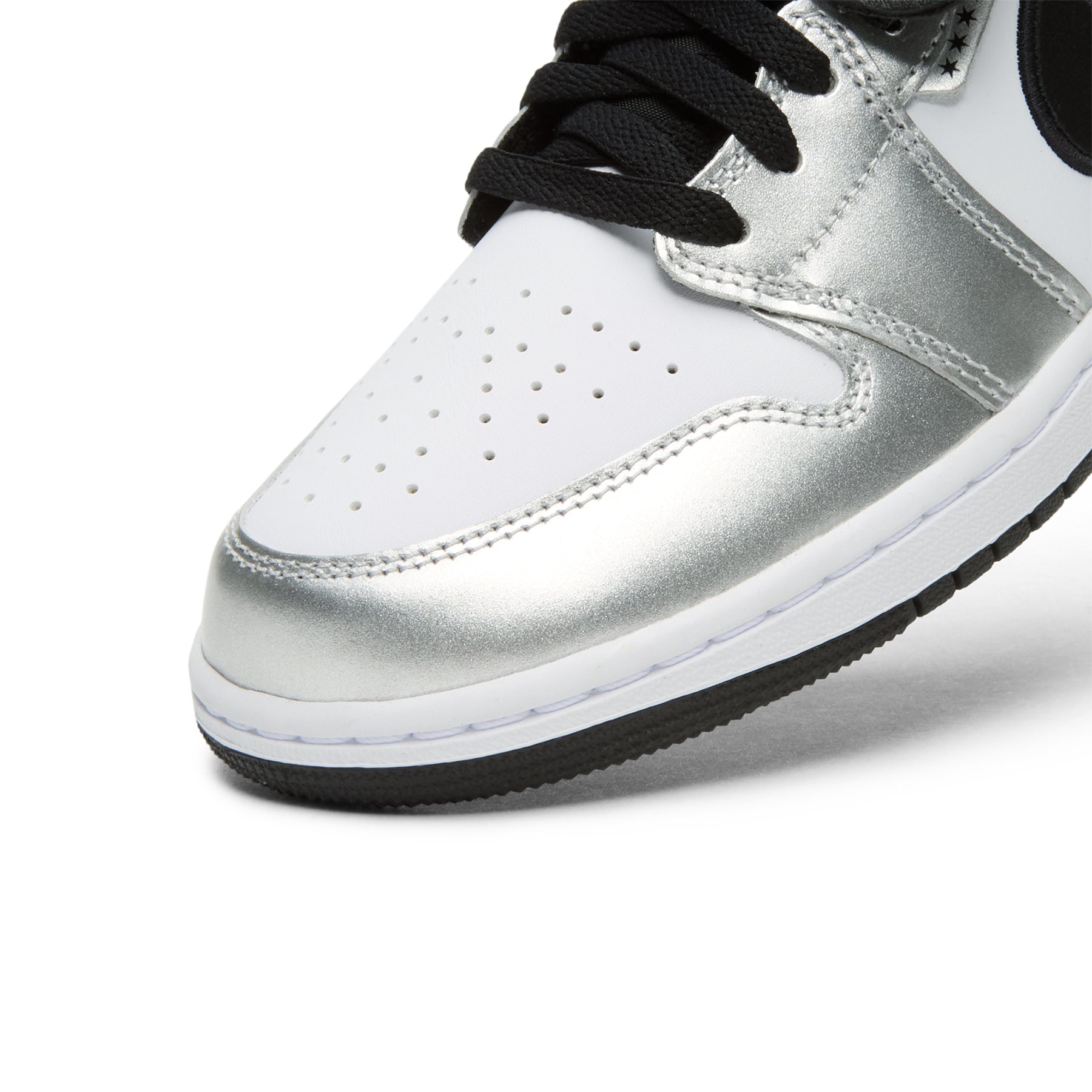Air Jordan 1 Low SE (White/Black-White-Metallic Silver)