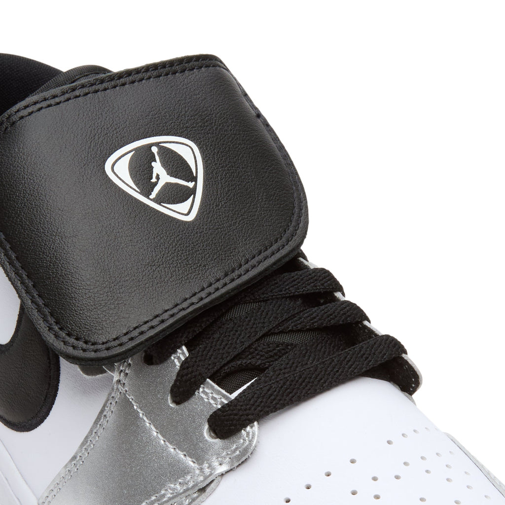 Air Jordan 1 Low SE (White/Black-White-Metallic Silver)