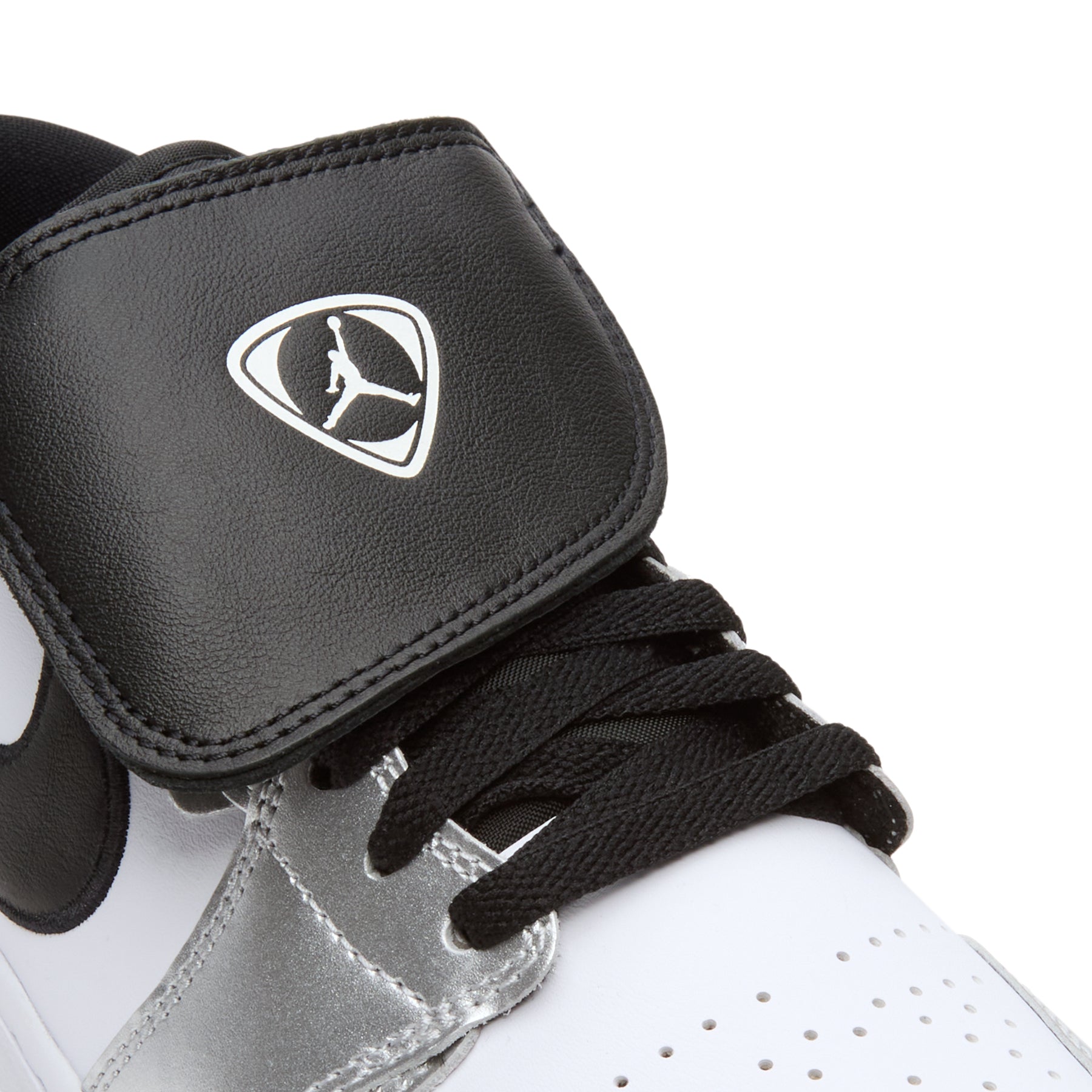 Air Jordan 1 Low SE (White/Black-White-Metallic Silver)