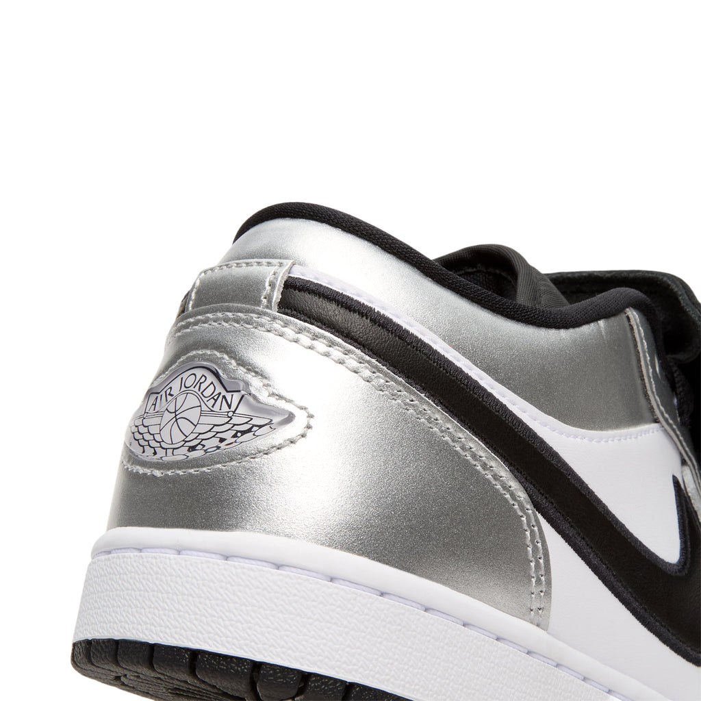 Air Jordan 1 Low SE (White/Black-White-Metallic Silver)