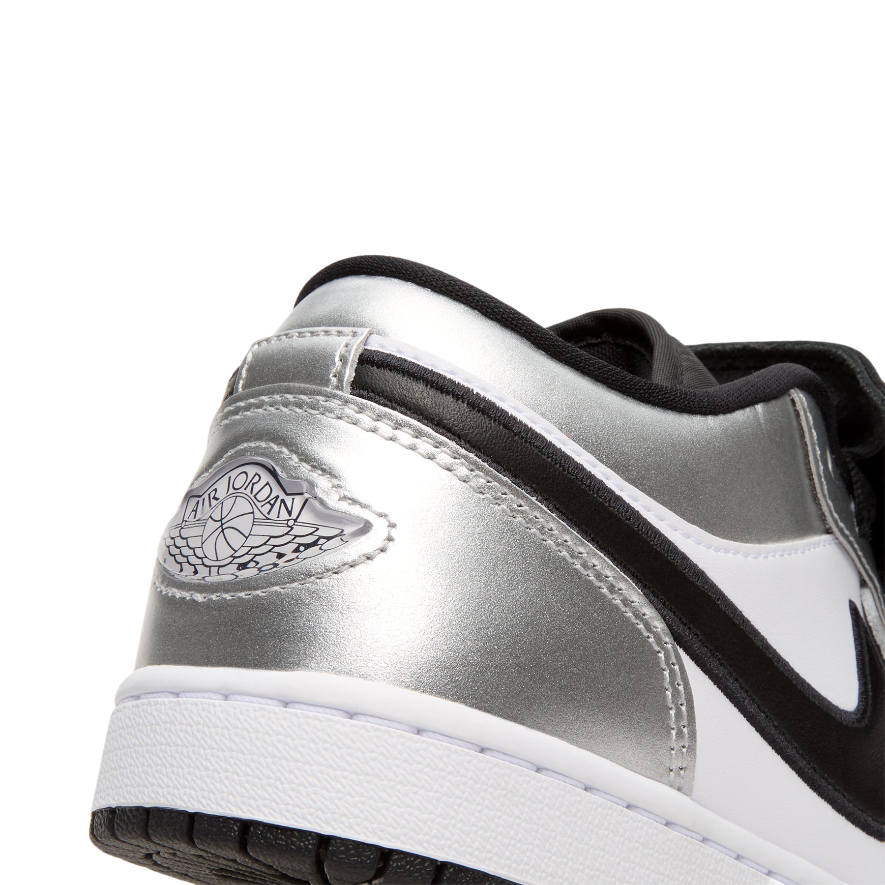 Air Jordan 1 Low SE (White/Black-White-Metallic Silver)