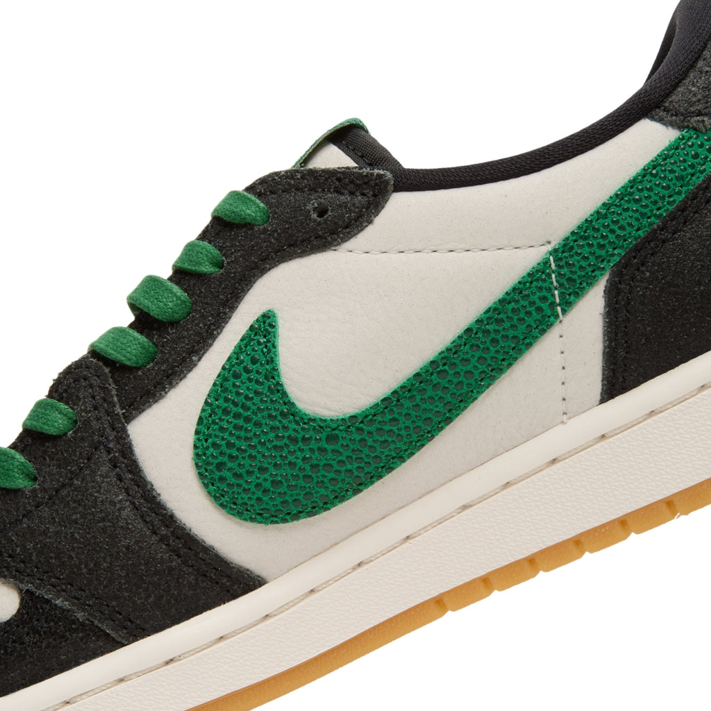 Air Jordan 1 Retro Low OG GS "Phantom and Pine Green" (Phantom/Pine Green-Black)