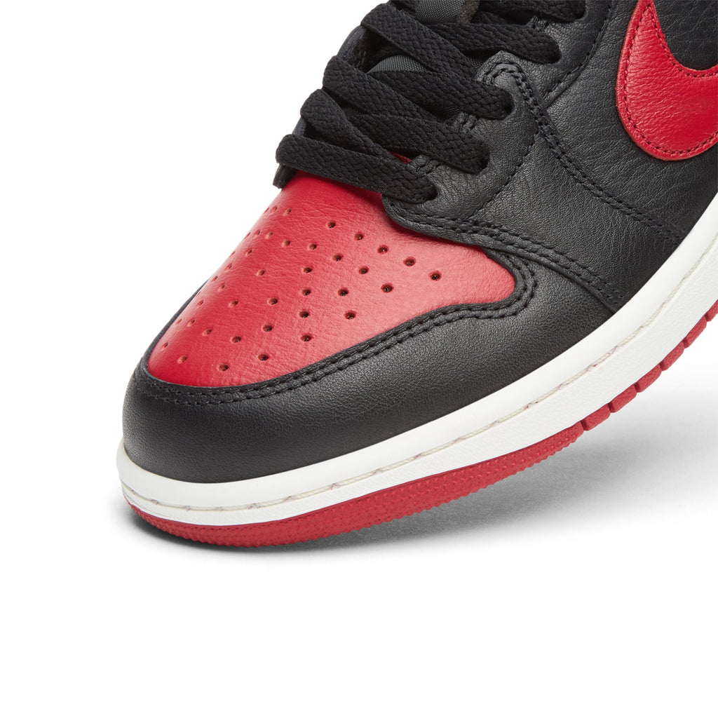 Air Jordan 1 Retro Low OG "Banned" (GS) (Black/Black-Varsity Red-Summit White)