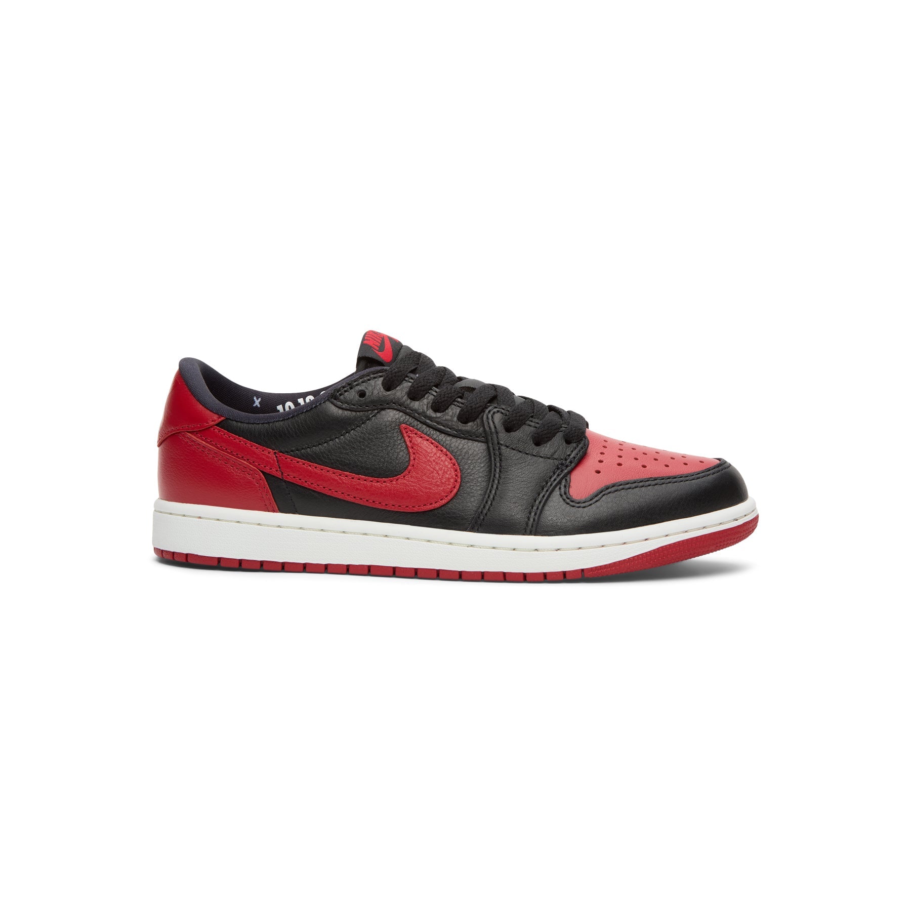 Air Jordan 1 Retro Low OG "Banned" (GS) (Black/Black-Varsity Red-Summit White)