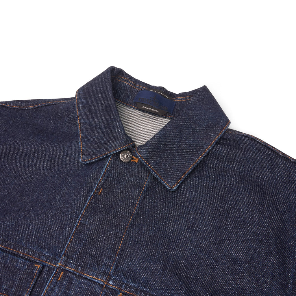 Stone Island Biker Jacket (Blue Rinse)