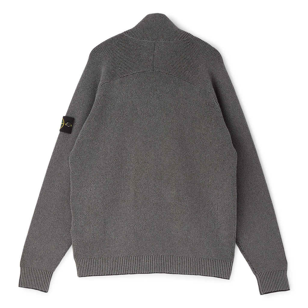 Stone Island Cardigan (Melange Charcoal)