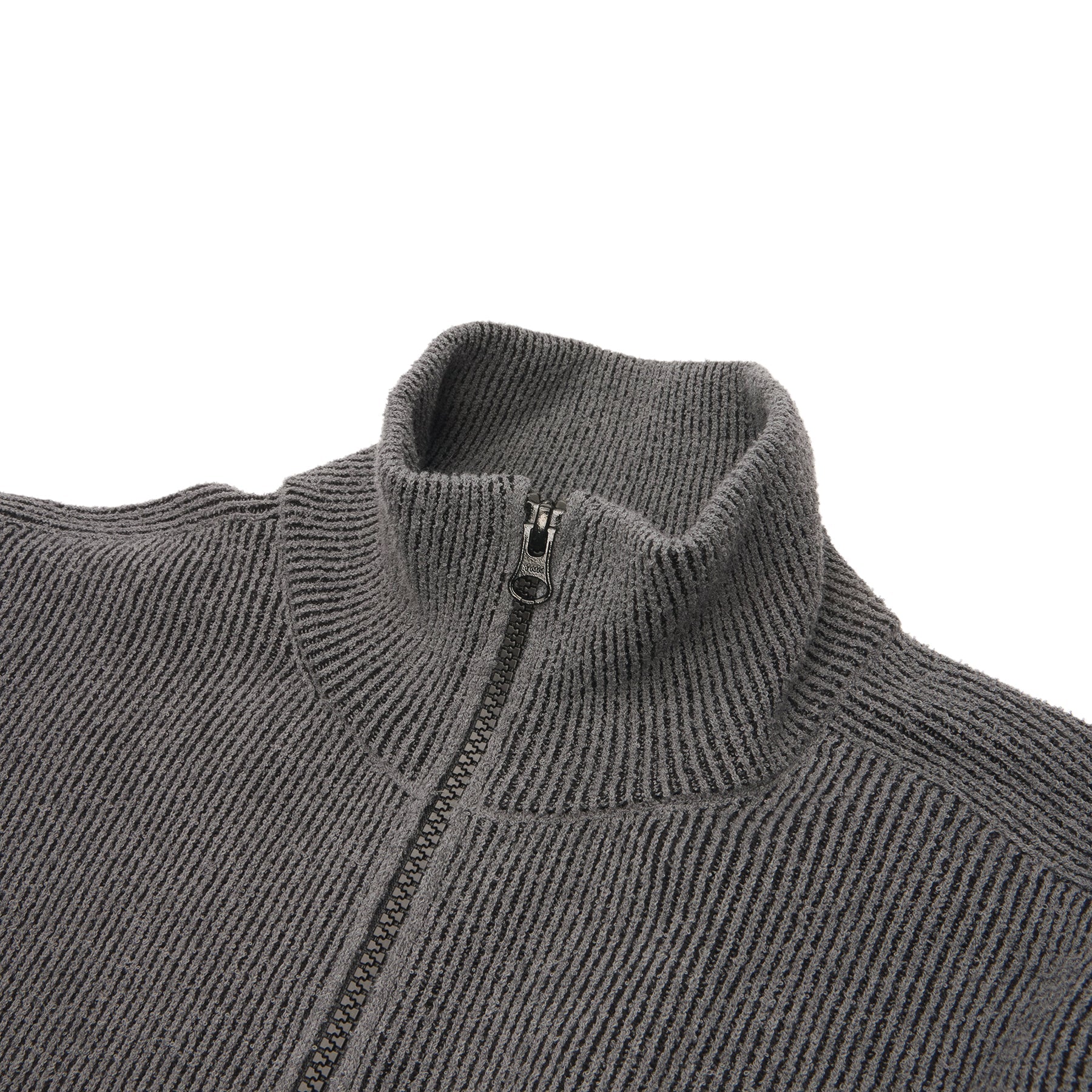 Stone Island Cardigan (Melange Charcoal)