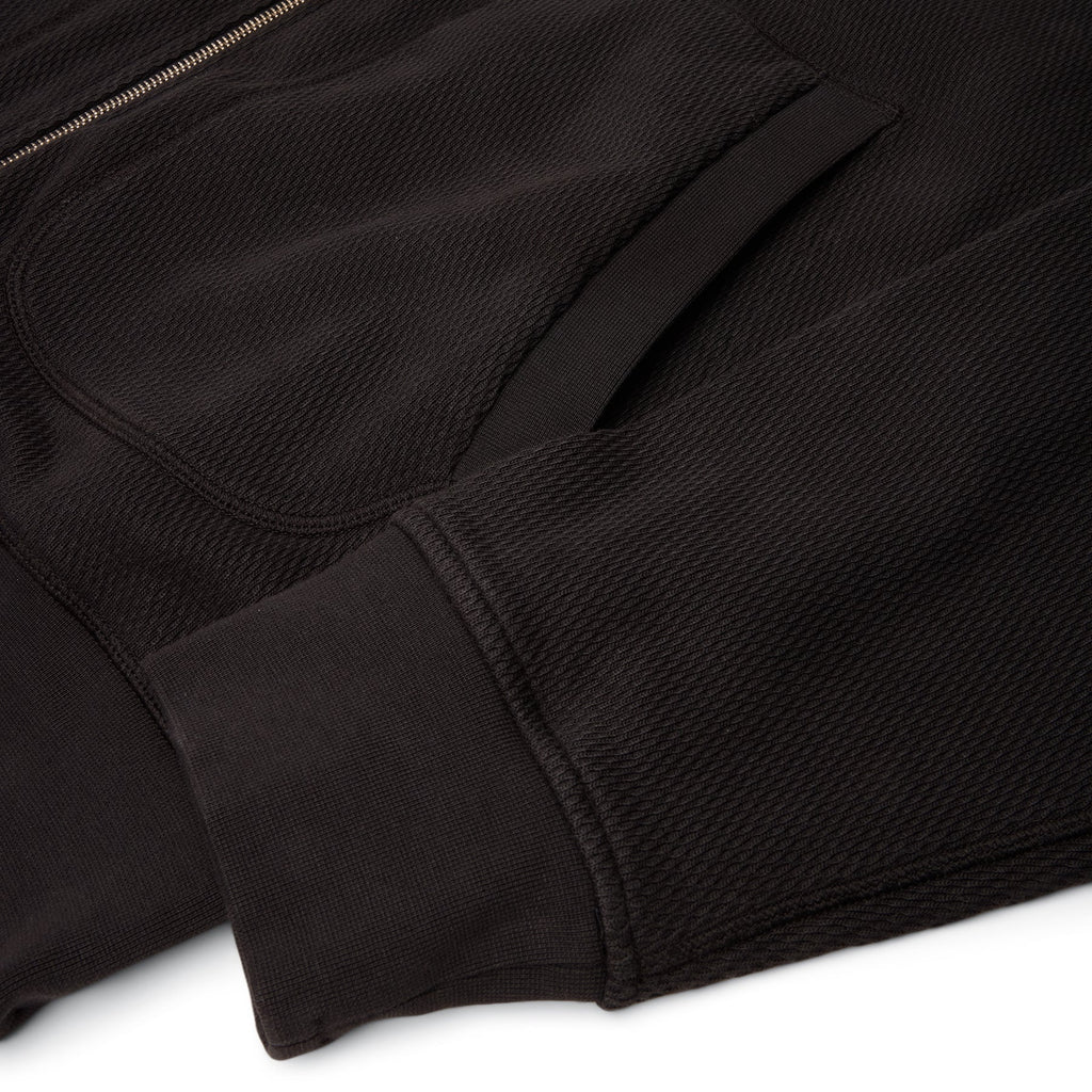 Stone Island Zip Up Cardigan (Black)