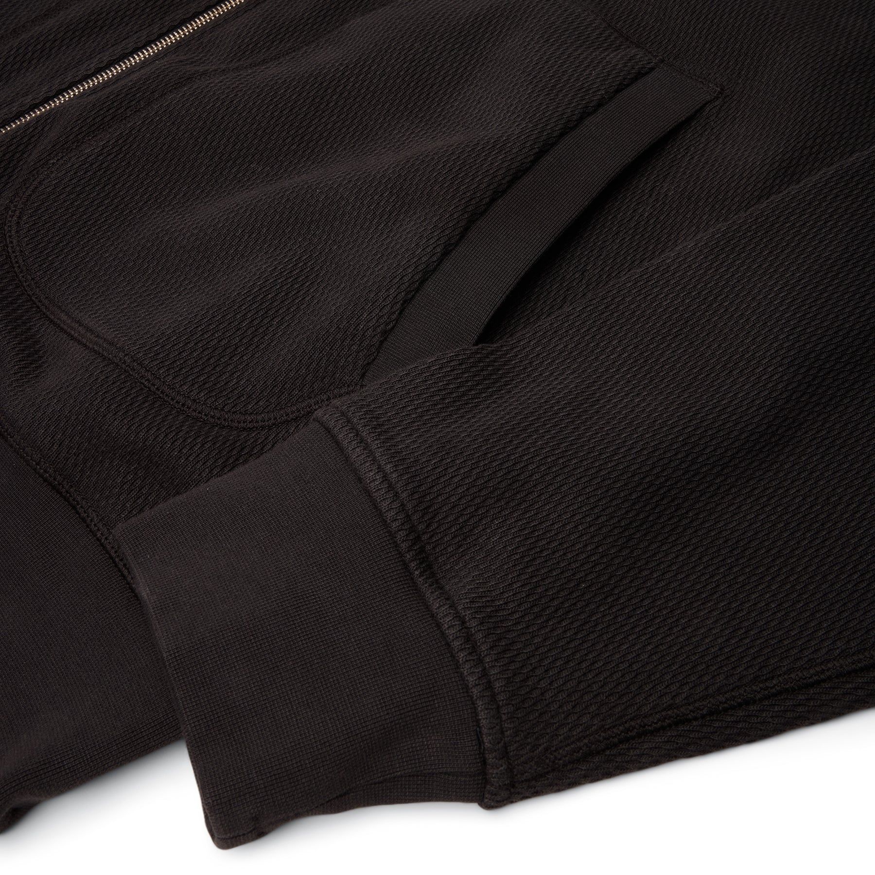 Stone Island Zip Up Cardigan (Black)