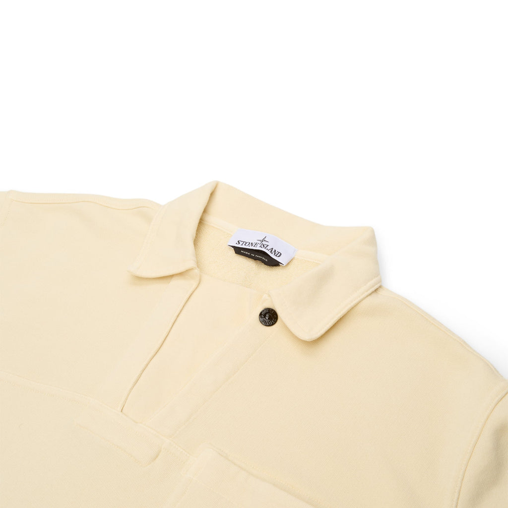 Stone Island X New Balance LS Polo (Ivory)
